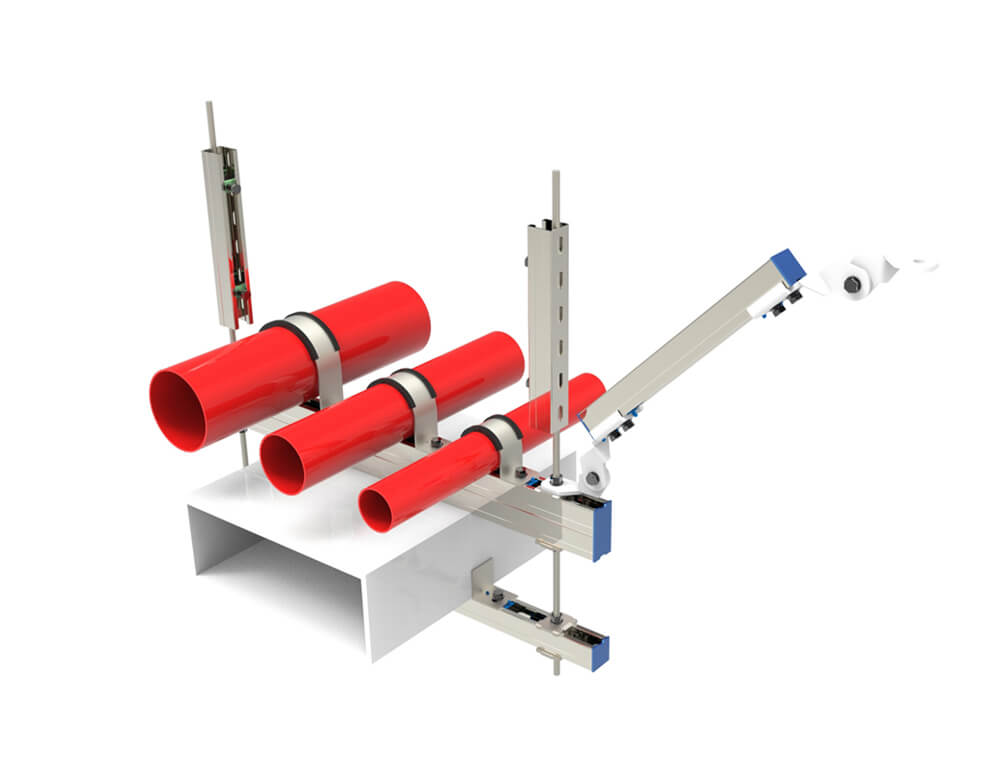 多管侧向组合抗震支吊架